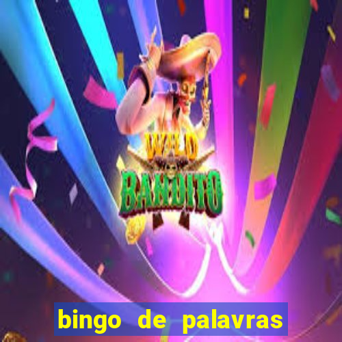 bingo de palavras cha de bebe